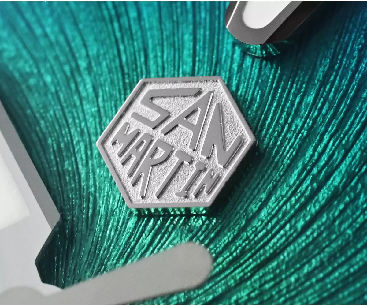 San Martin Watches New SN0148-GX1 37.5mm Miyota 9015 Movement Mechanical Watch BGW-X1 Lume Gradient Dial Bar Hand 200M Water Resistant thumbnail 3