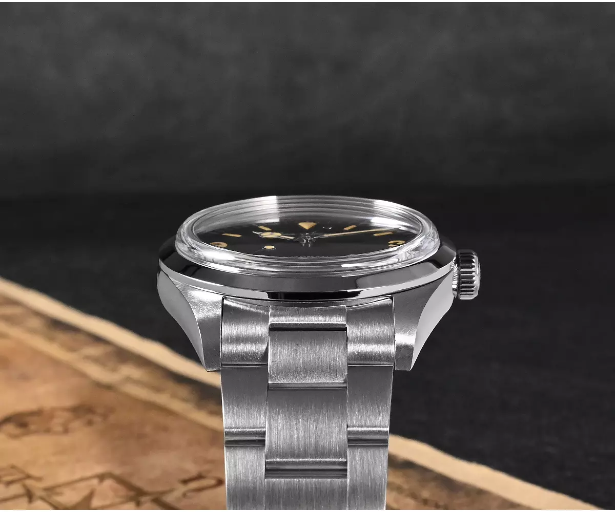 SAN MARTIN mechanical diving watch 100 meters waterproof explorer SN020-G with NH35 movement thumbnail 2