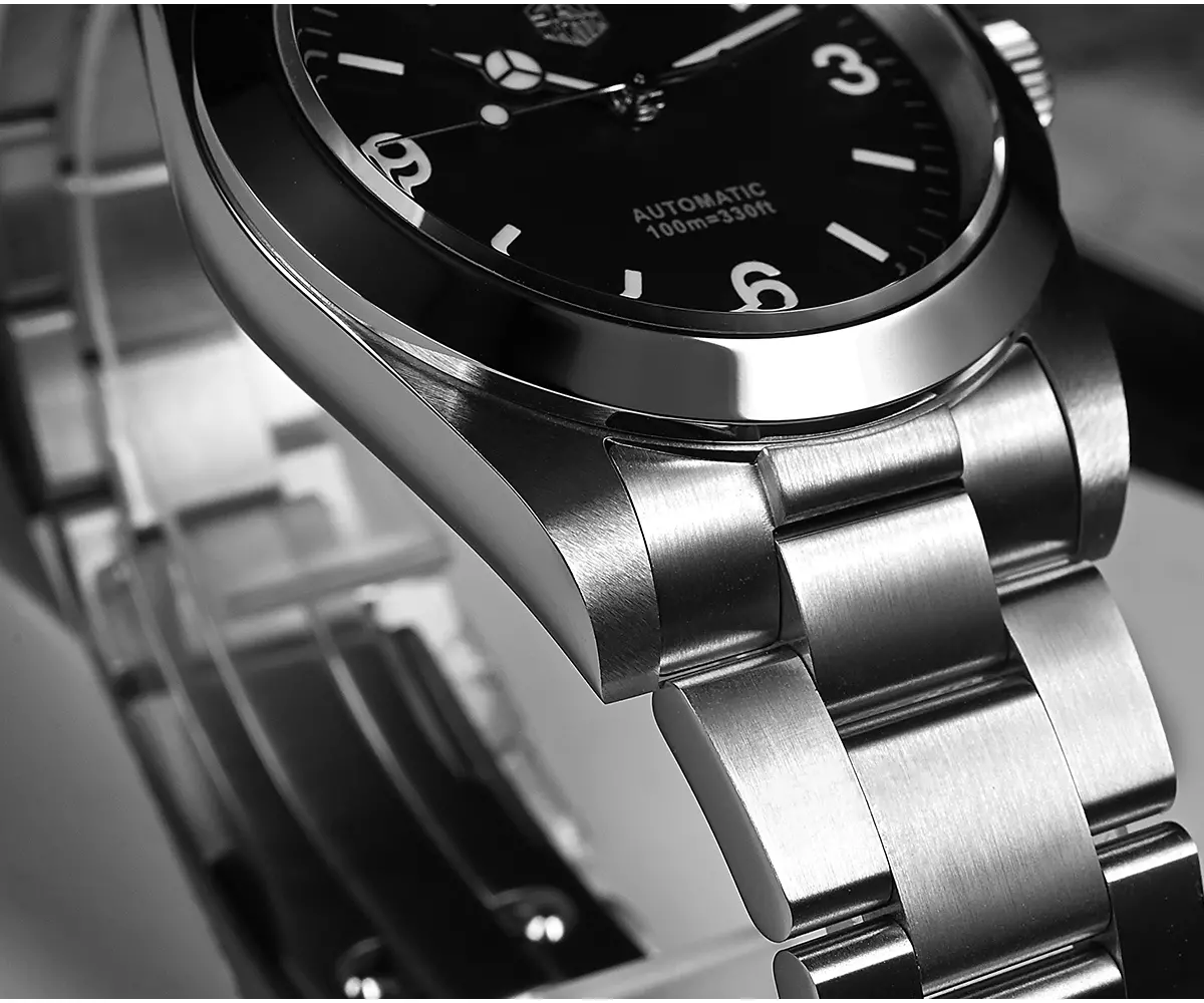 SAN MARTIN mechanical diving watch 100 meters waterproof explorer SN021-G 36mm thumbnail 3