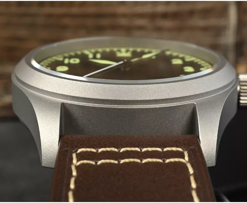 San Martin Titanium Pilot Watch Luminous Military Watch YN55 movement SN030-T2 thumbnail 2