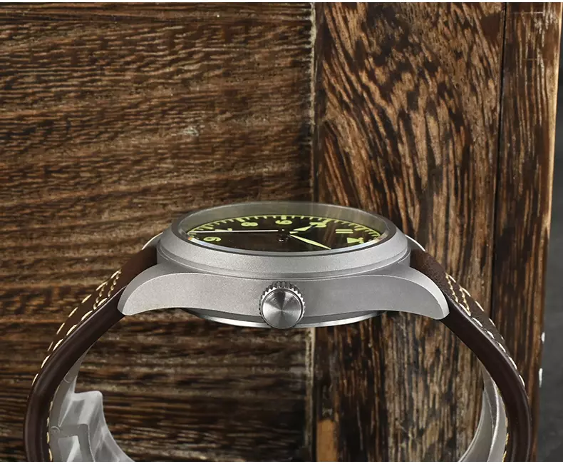 San Martin Titanium Pilot Watch Luminous Military Watch YN55 movement SN030-T2 thumbnail 3