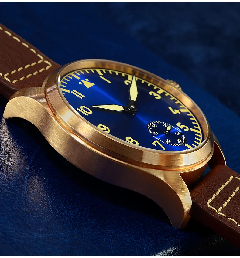 San Martin bronze luminous dive watch pilot SN037 thumbnail 3