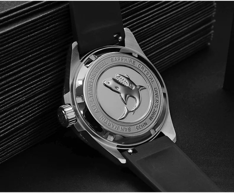 SAN MARTIN diving watch daily watch 200 meters waterproof SN040-G1 thumbnail 3