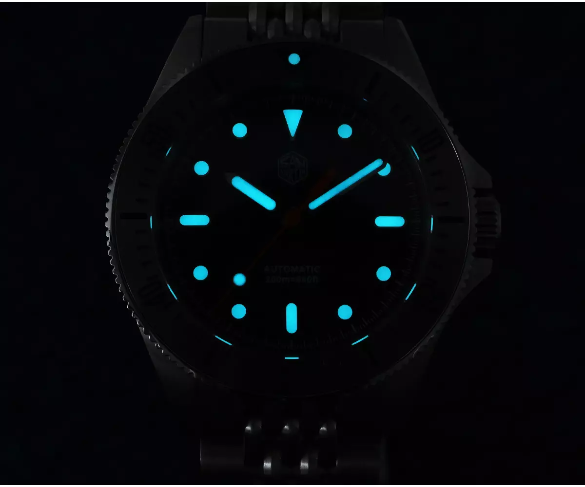 San Martin New SN044-G-B 38.8mm NH35 Original Design Upgrade Diver Watch Sunburst Enamel Dial Automatic Mechanical Waterproof 200m thumbnail 2