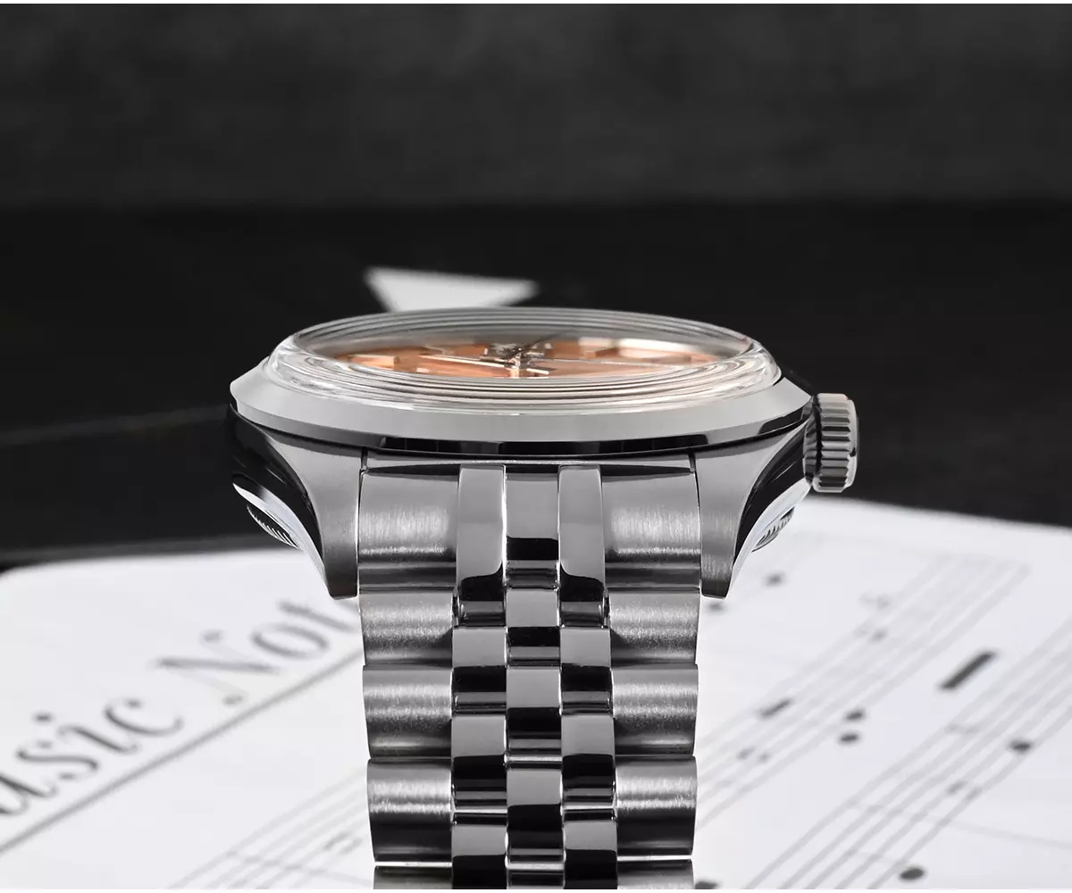 San Martin New 38.5mm Luxury Men Dress Watch YN55 Automatic Mechanical Watch SN050-G thumbnail 2