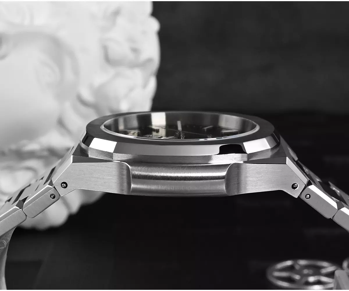 San Martin business dress watch sapphire crystal water resist 20ATM SN075-G thumbnail 3