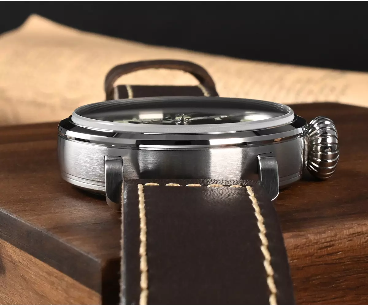 SAN MARTIN 40mm Pilot Watch Military Style Automatic Mechanical Watch with PT5000 and SW200 Movement SN095-G-X thumbnail 2