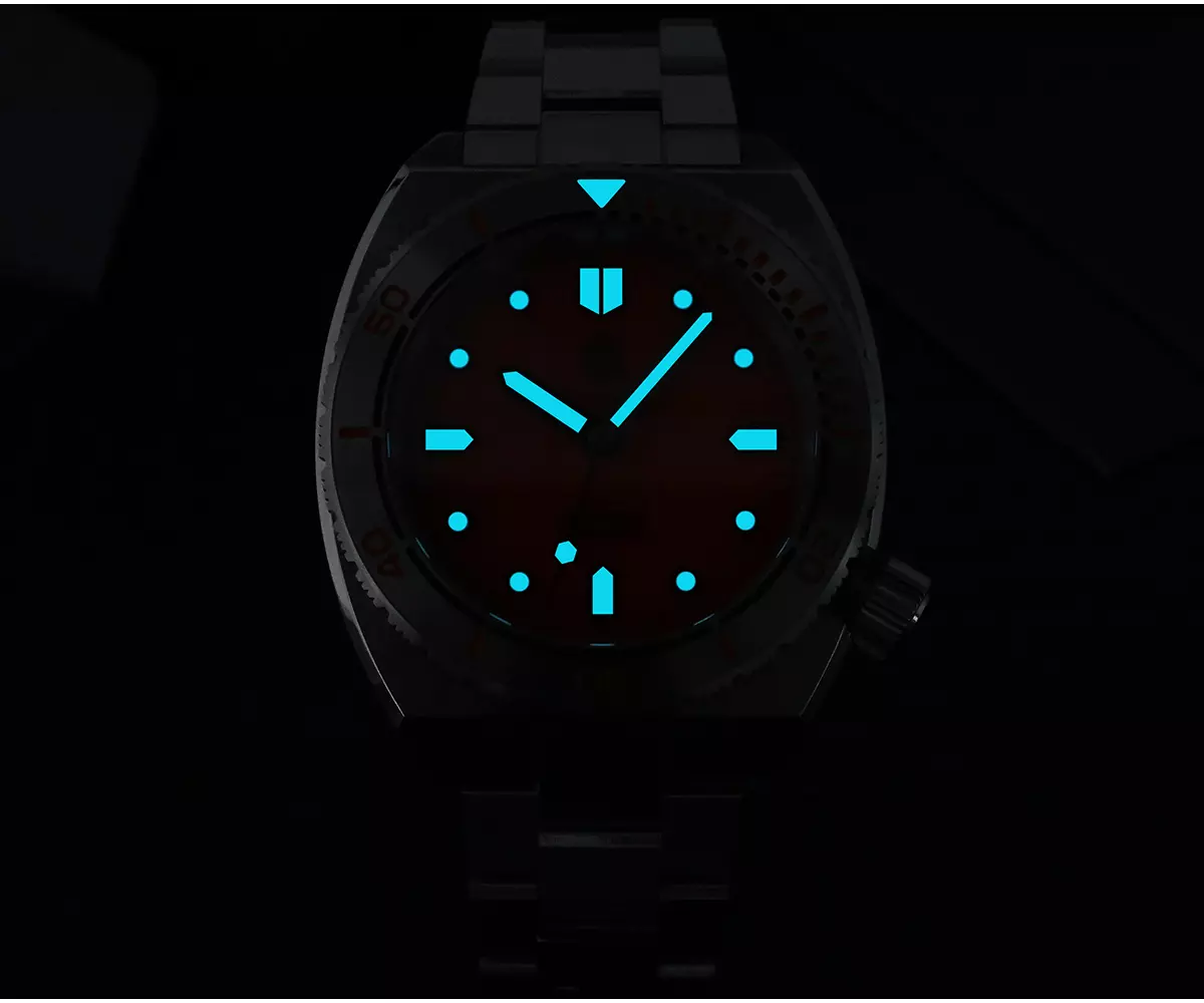 San Martin Watches Diver 40mm Fashion Men Watch Stainless Steel Bezel YN55 movement Sapphire 20 Bar BGW-9 Luminous SN067-G thumbnail 2