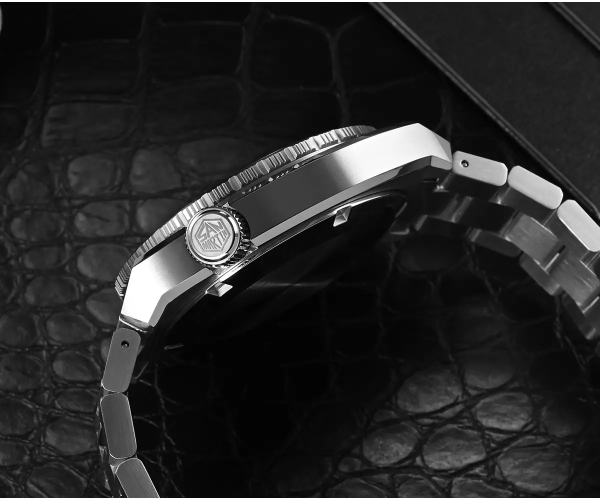 San Martin Watches Diver 40mm Fashion Men Watch Stainless Steel Bezel YN55 movement Sapphire 20 Bar BGW-9 Luminous SN067-G thumbnail 3