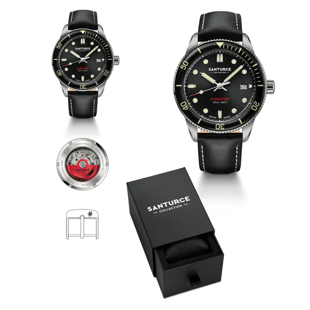 El Submarino¢  Swiss Automatic Dive Watch thumbnail 2