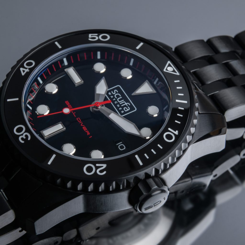 Bell Diver 1 Black PVD Auto Bracelet thumbnail 2