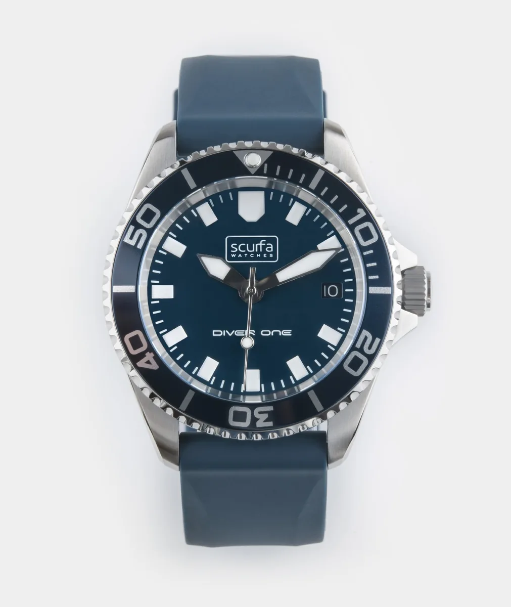 Diver One D1-500 Gloss Blue selected view