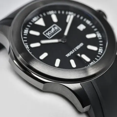 Top Side Crew Gunmetal Black Dial