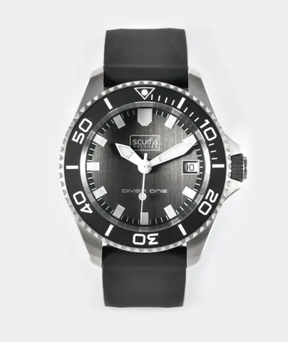 Top Side Crew Stainless Steel Black Dial