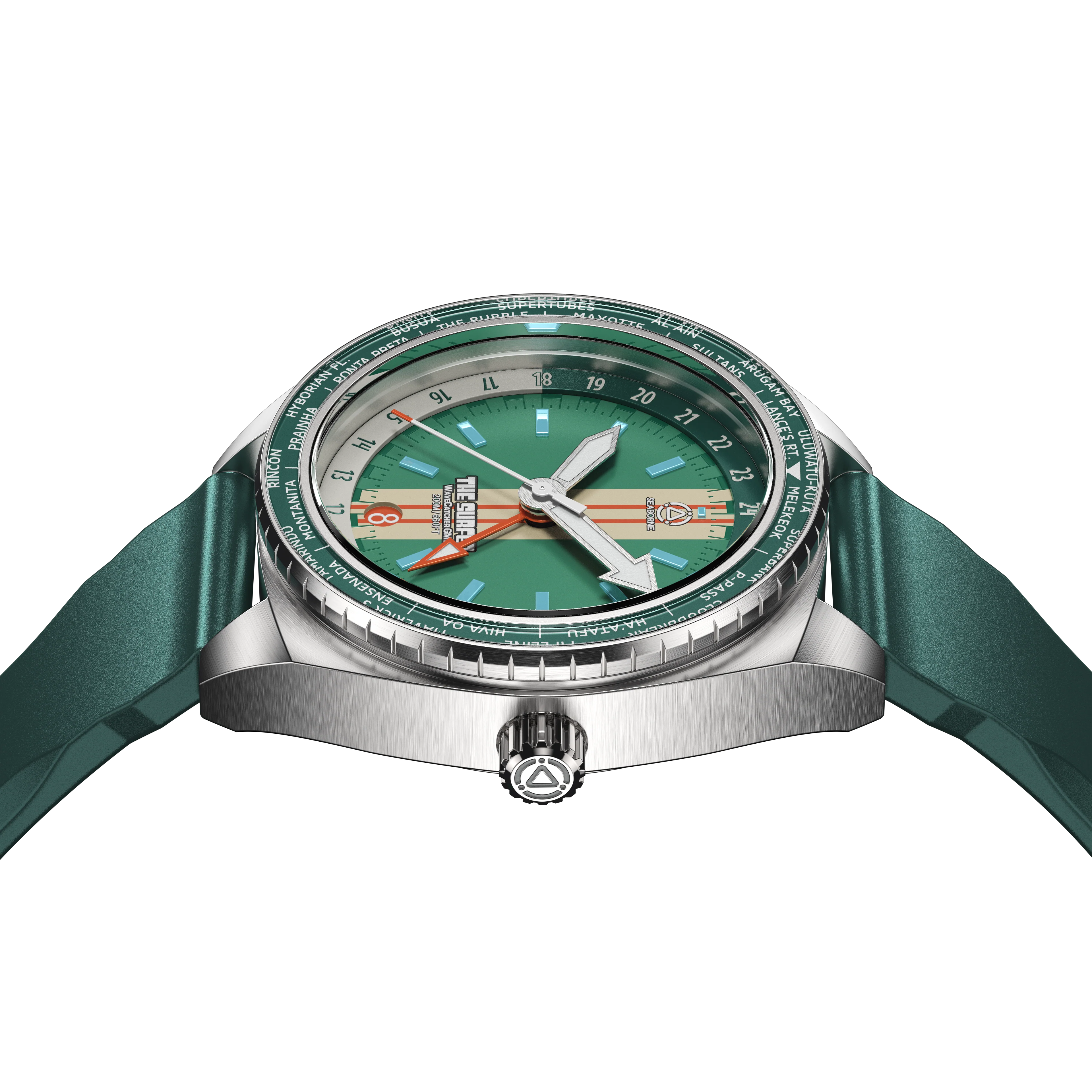 The Surfer | Wavecatcher GMT Automatic | Seagrass thumbnail 4