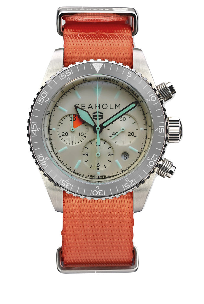 Flats Chronograph Watch Tan selected view
