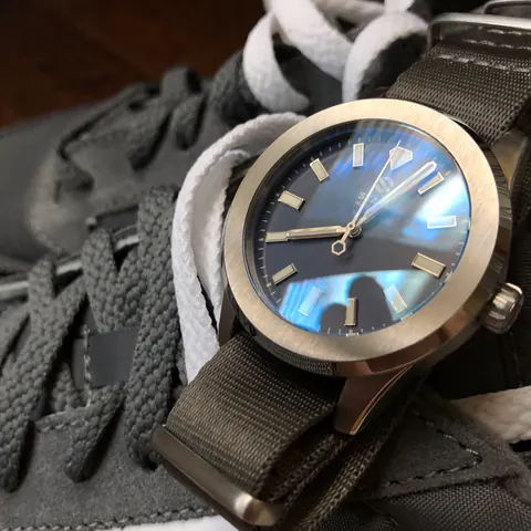 Dark Seal Automatic Sport Watch With Fixed Bezel