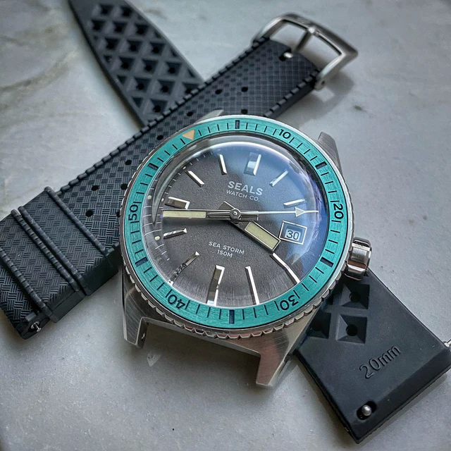 "Sea Storm" Dive Watch - Limited Run Skin Diver - No Date Reveal thumbnail 2