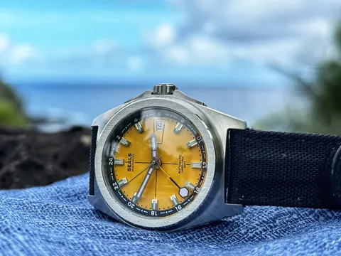 Seals Land // Sea GMT: 38mm Miyota 9075 True GMT Watch