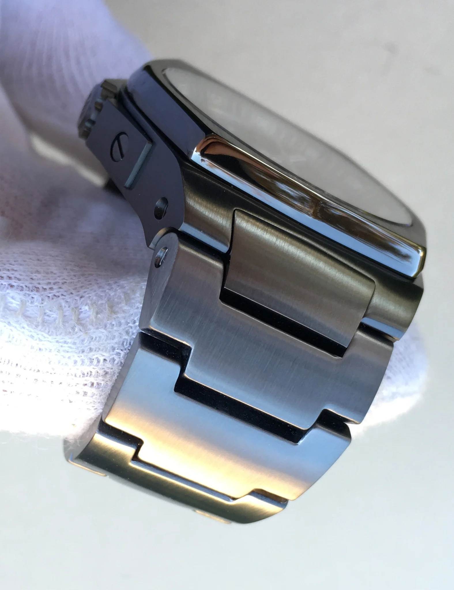Slate PVD With Brushed Slate Dial on Steel Bracelet Automatic Watch thumbnail 4