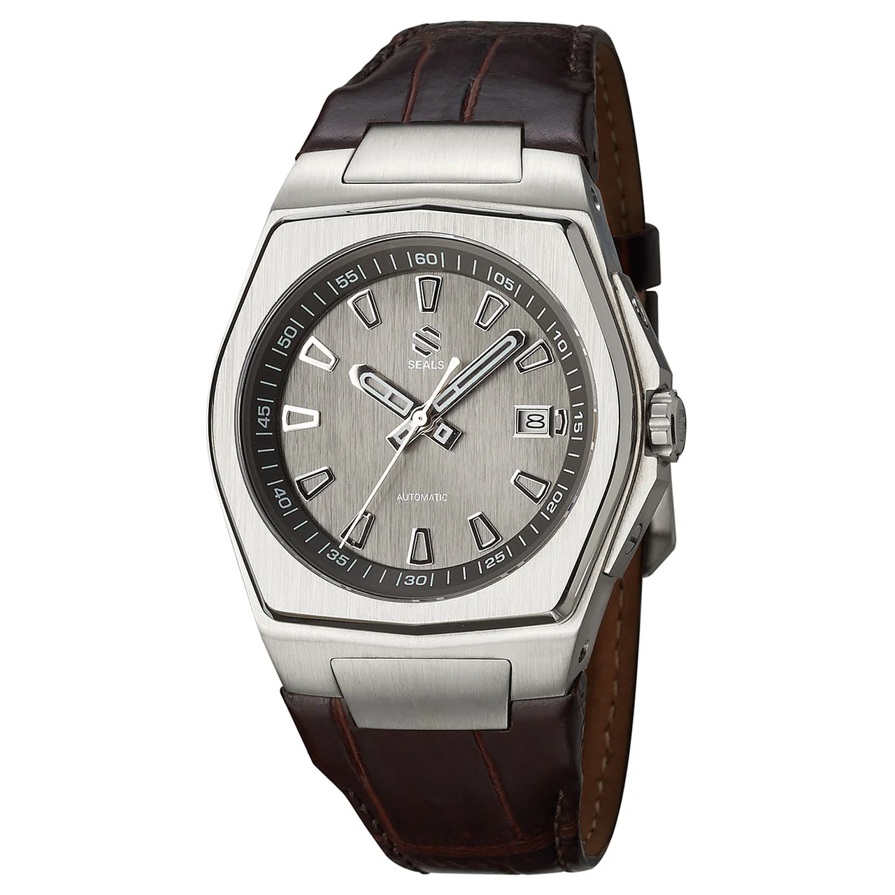 Stainless Steel with Slate Dial - Automatic Wrist Watch thumbnail 2