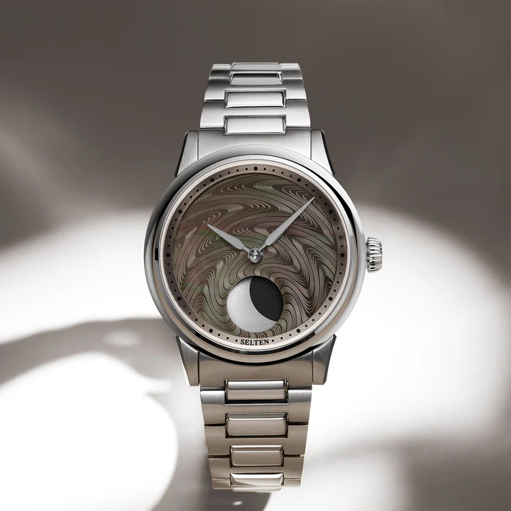 M1 Moonphase - CNC Guilloche (Tahitian Black MoP) thumbnail 2