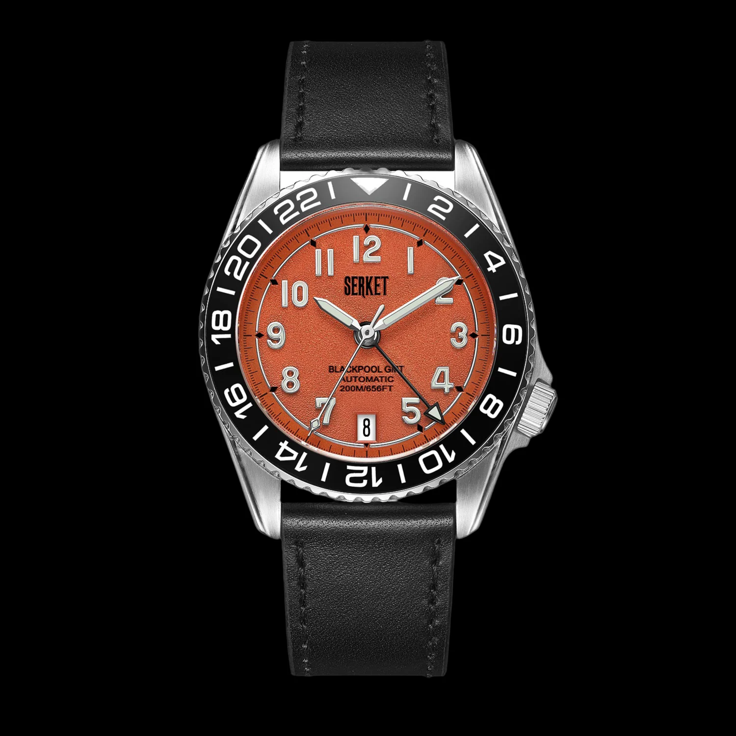 BLACKPOOL GMT AUTOMATIC Tangerine 39MM thumbnail 2