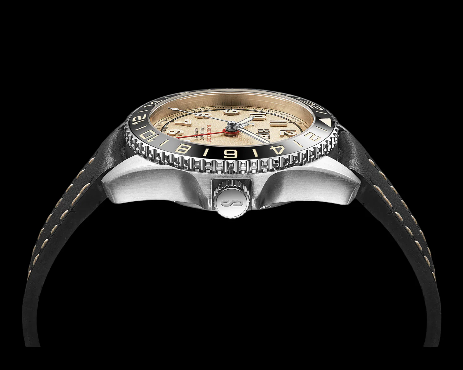 BLACKPOOL GMT AUTOMATIC Vintage Beige 40MM thumbnail 2