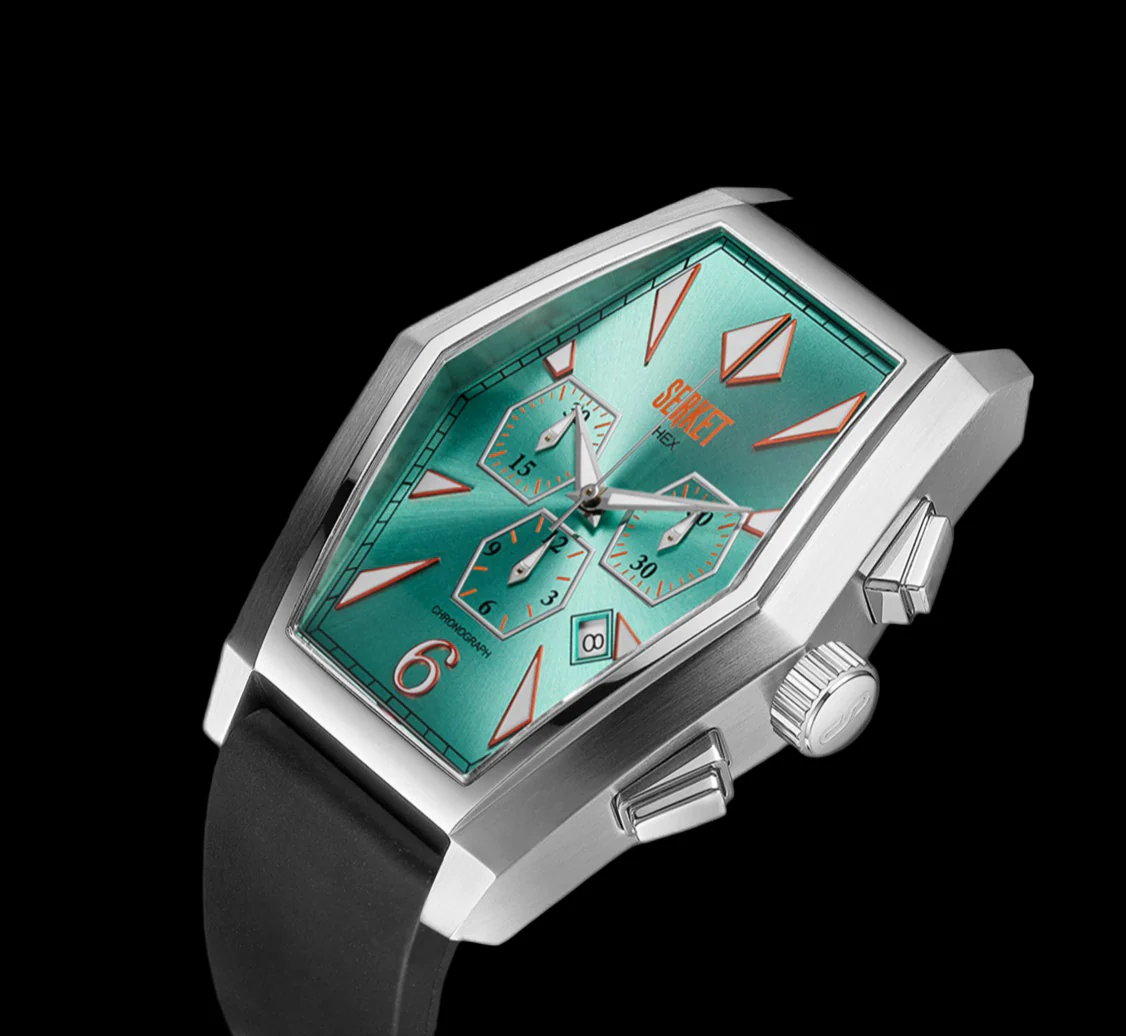 HEX CHRONOGRAPH Aqua 44MM thumbnail 4