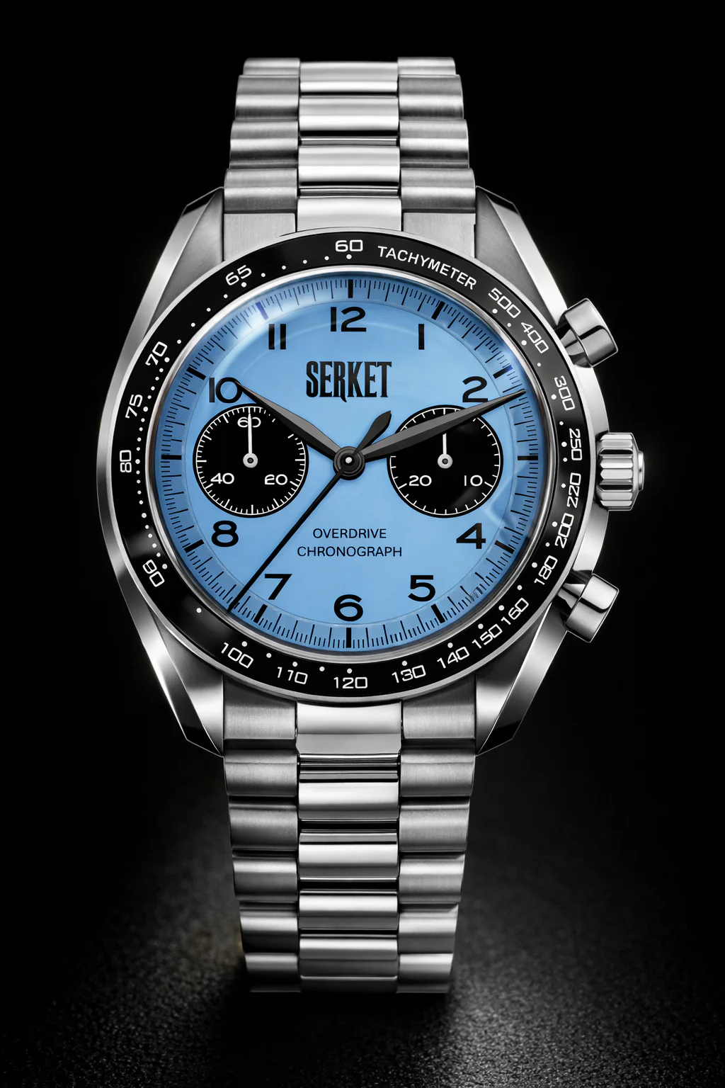 OVERDRIVE MECHANICAL CHRONOGRAPH Lotus Blue 42MM thumbnail 2