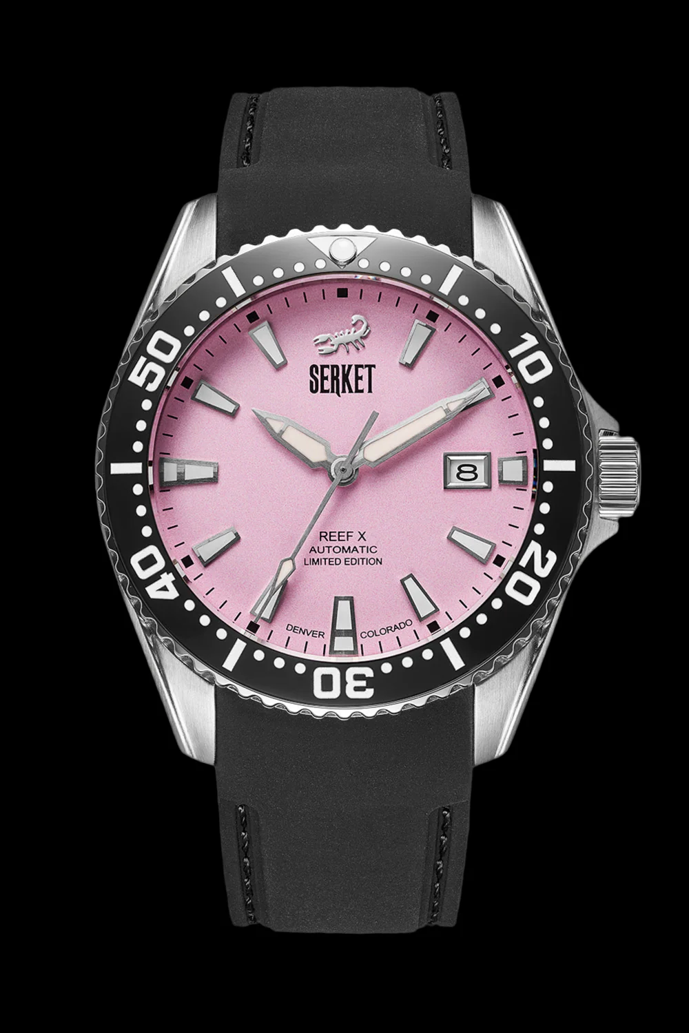 REEF X AUTOMATIC DIVER Cotton Candy 43MM 3-Link Bracelet thumbnail 2