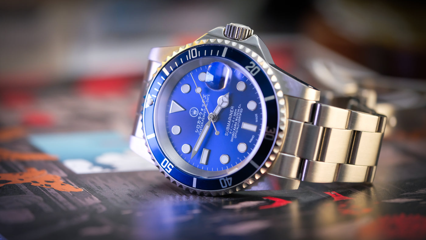 Shiro Kara Vintage Sapphire (SKVS) Diver: Bluey Azul #3 selected view