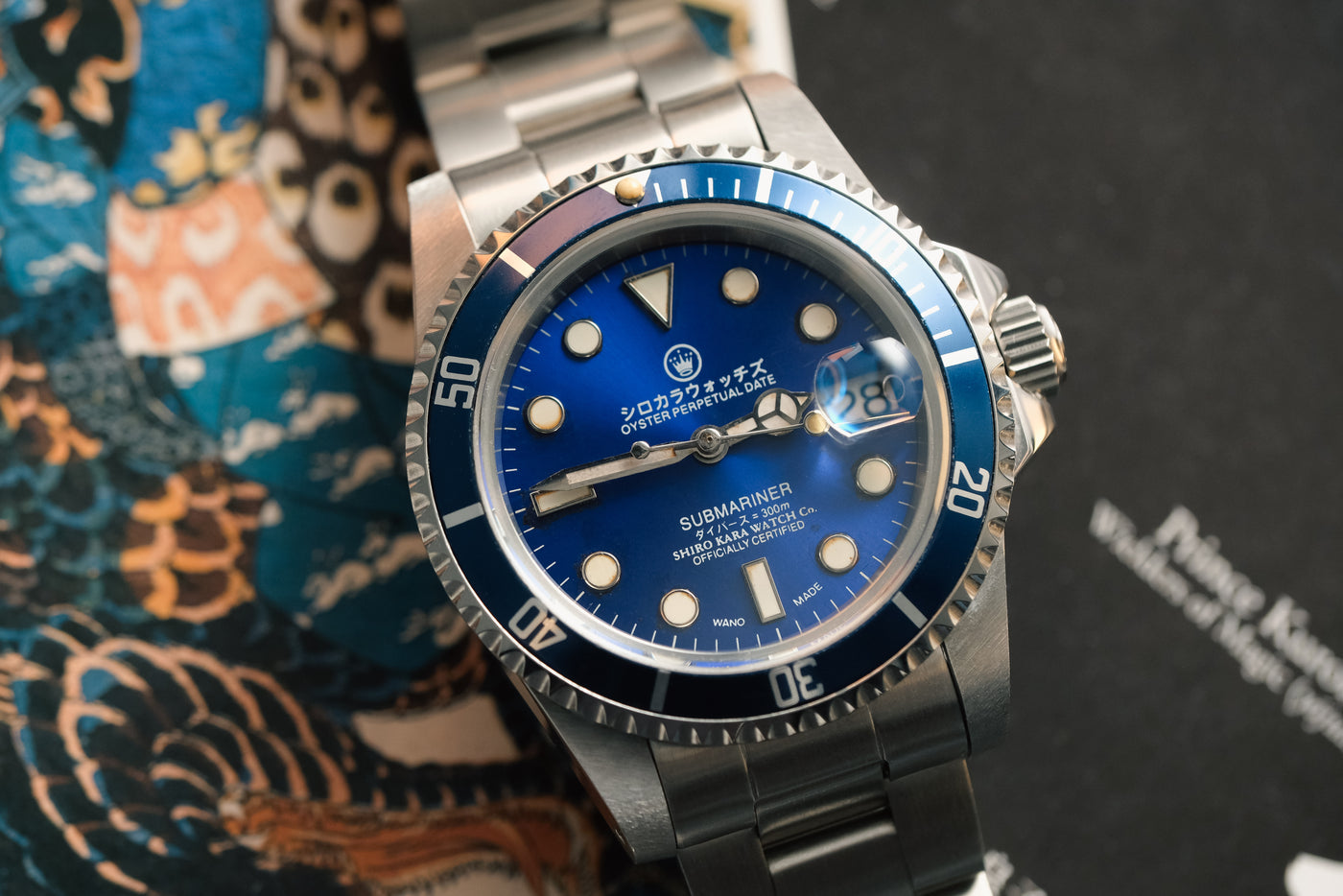 Shiro Kara Vintage Sapphire (SKVS) Diver: Bluey Azul selected view