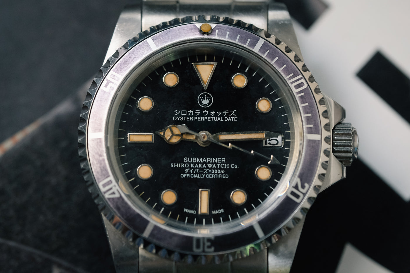 Shiro Kara Vintage Sapphire (SKVS) Diver: Ghostring thumbnail 4