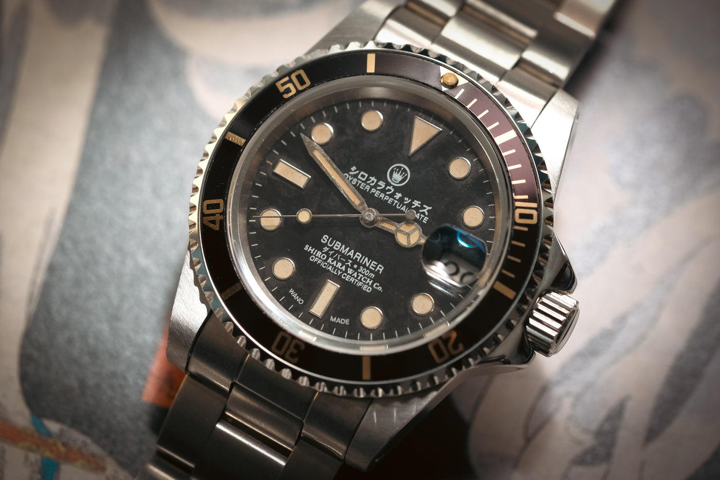 Shiro Kara Vintage Sapphire (SKVS) Diver: Kinpaku selected view