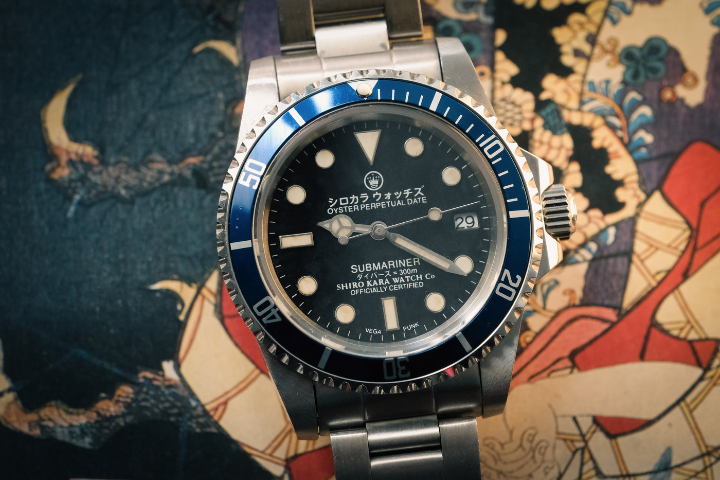 Shiro Kara Vintage (SKV) Diver: Bluey Noir thumbnail 6