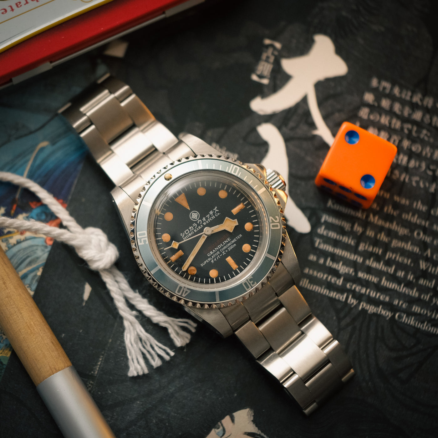 Shiro Kara Vintage (SKV) Diver: Grey Cook thumbnail 2