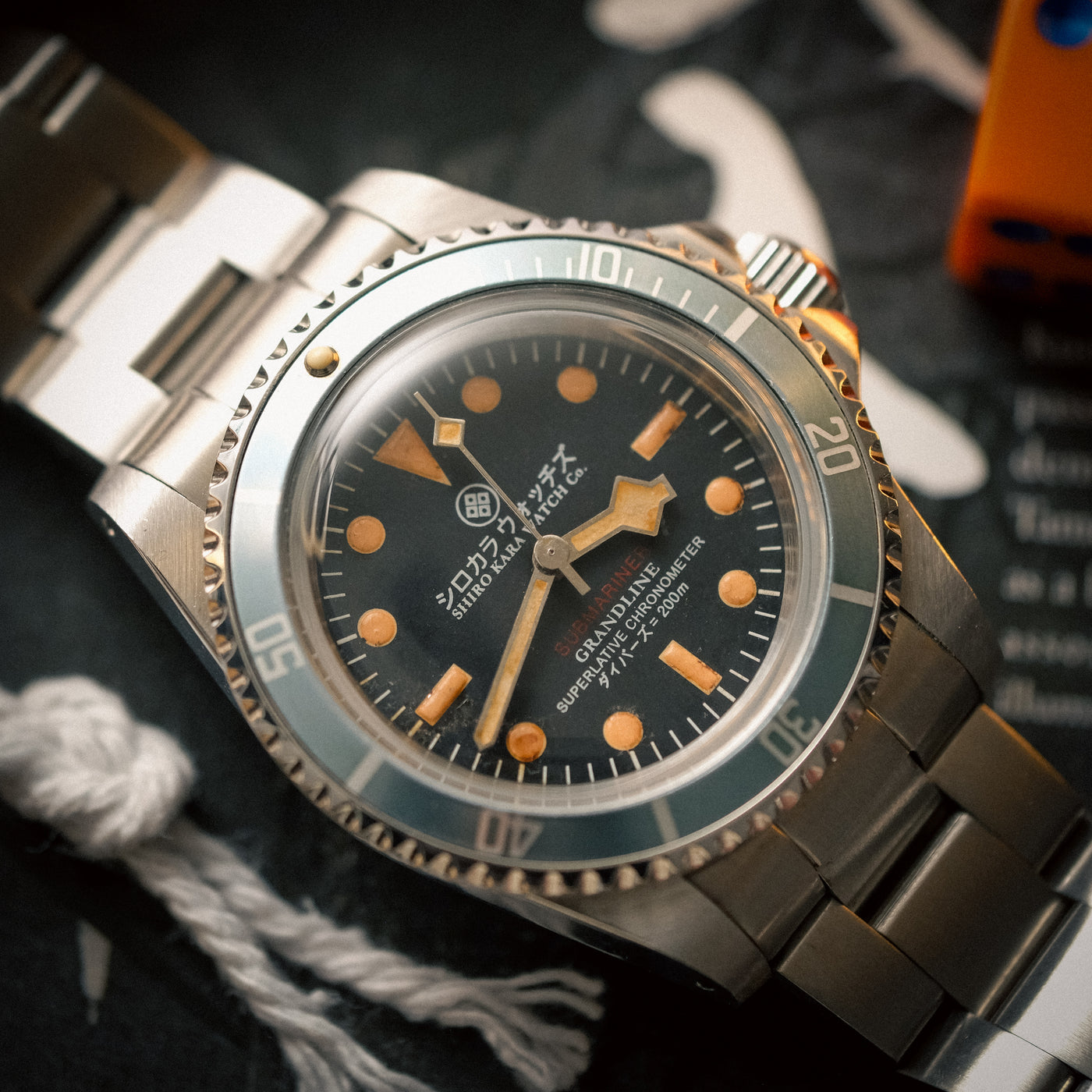 Shiro Kara Vintage (SKV) Diver: Grey Cook thumbnail 6