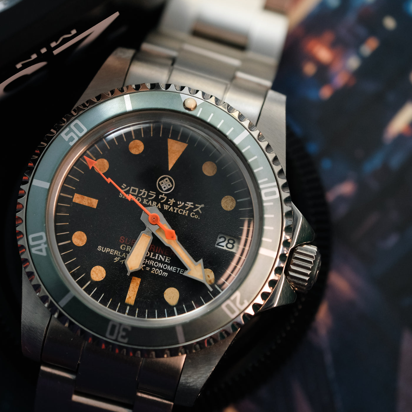 Shiro Kara Vintage (SKV) Diver: Grey Uzumaki thumbnail 6