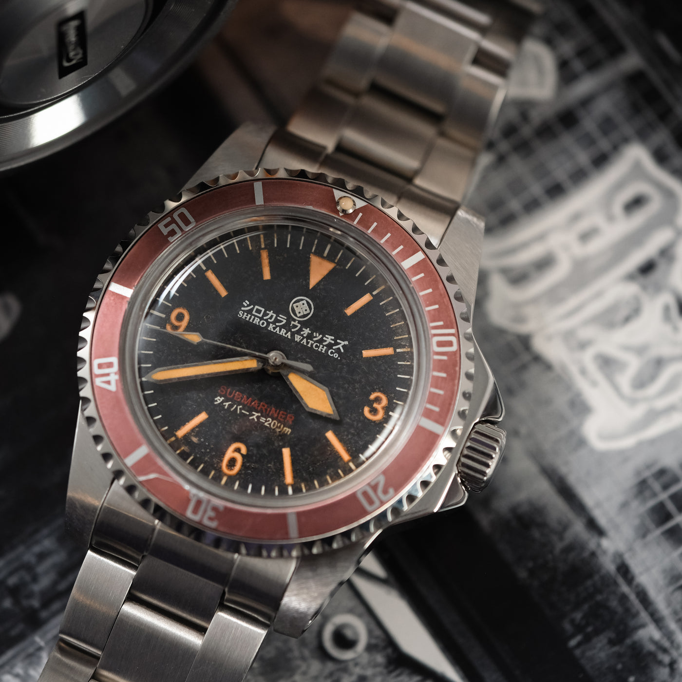 Shiro Kara Vintage (SKV) Diver: Samurai 369 KOHAKU thumbnail 3