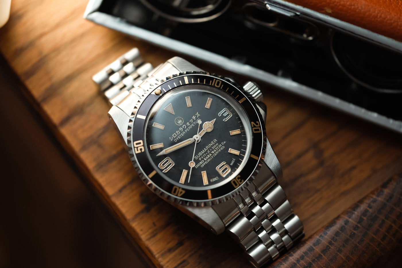 Shiro Kara Vintage (SKV) Diver: Tokyo Mule V2 (Gold) selected view