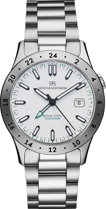 Royal Steel Worldtimer 36mm thumbnail 4