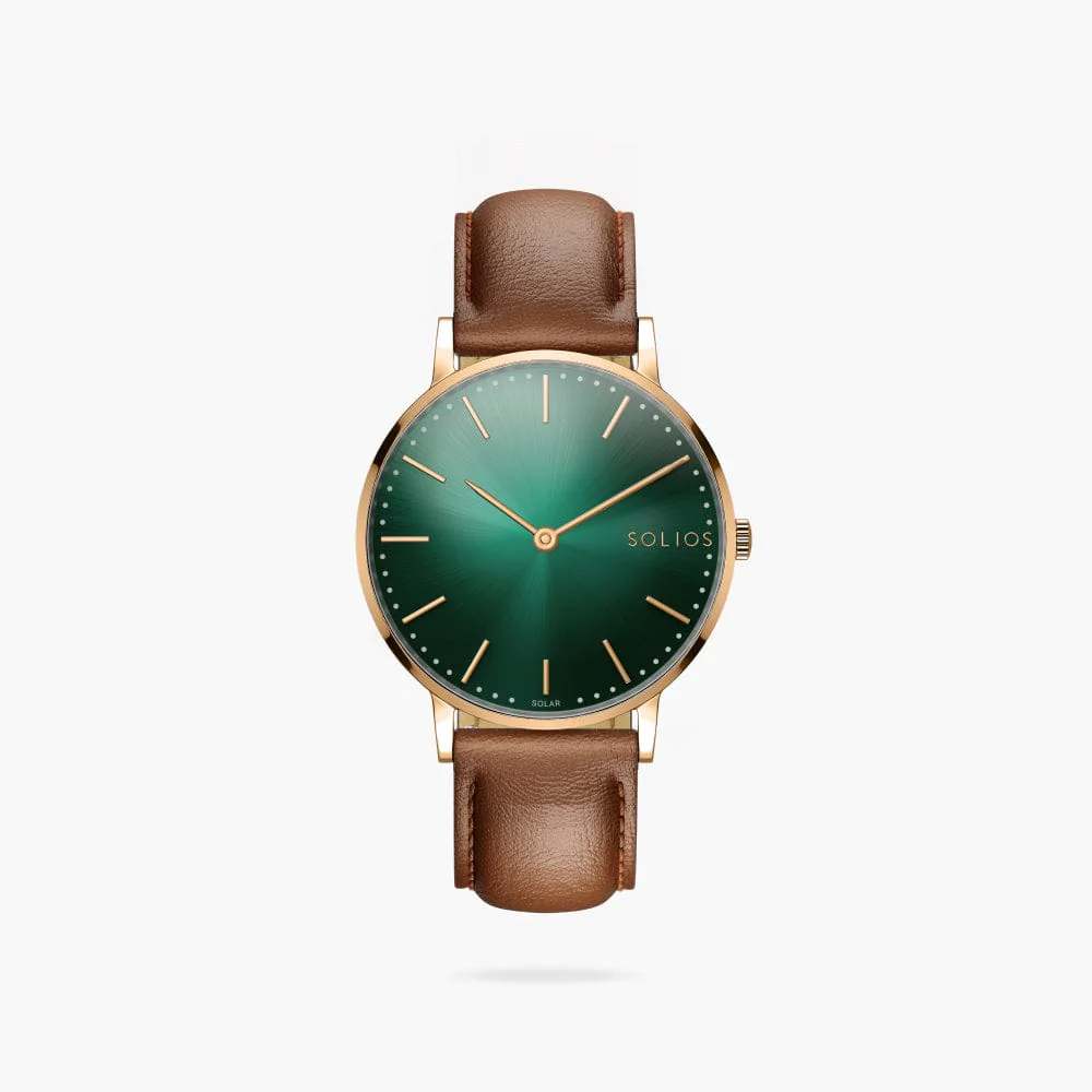 The Rainforest Classic | Green Dial - Rose Gold Case thumbnail 2