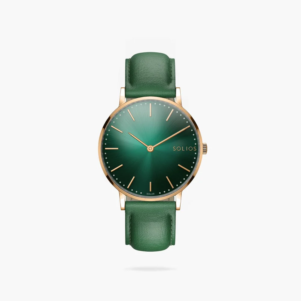 The Rainforest Classic | Green Dial - Rose Gold Case thumbnail 3