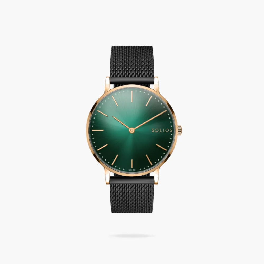 The Rainforest Classic | Green Dial - Rose Gold Case thumbnail 4