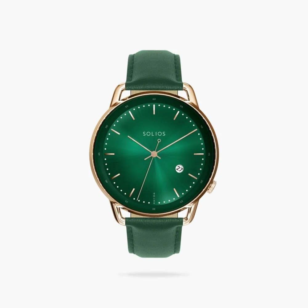 The Rainforest Curve | Green Dial - Rose Gold Case thumbnail 2