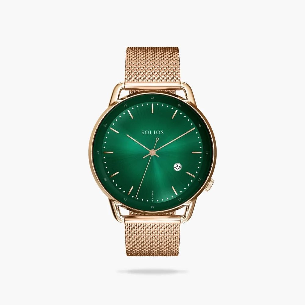 The Rainforest Curve | Green Dial - Rose Gold Case thumbnail 3