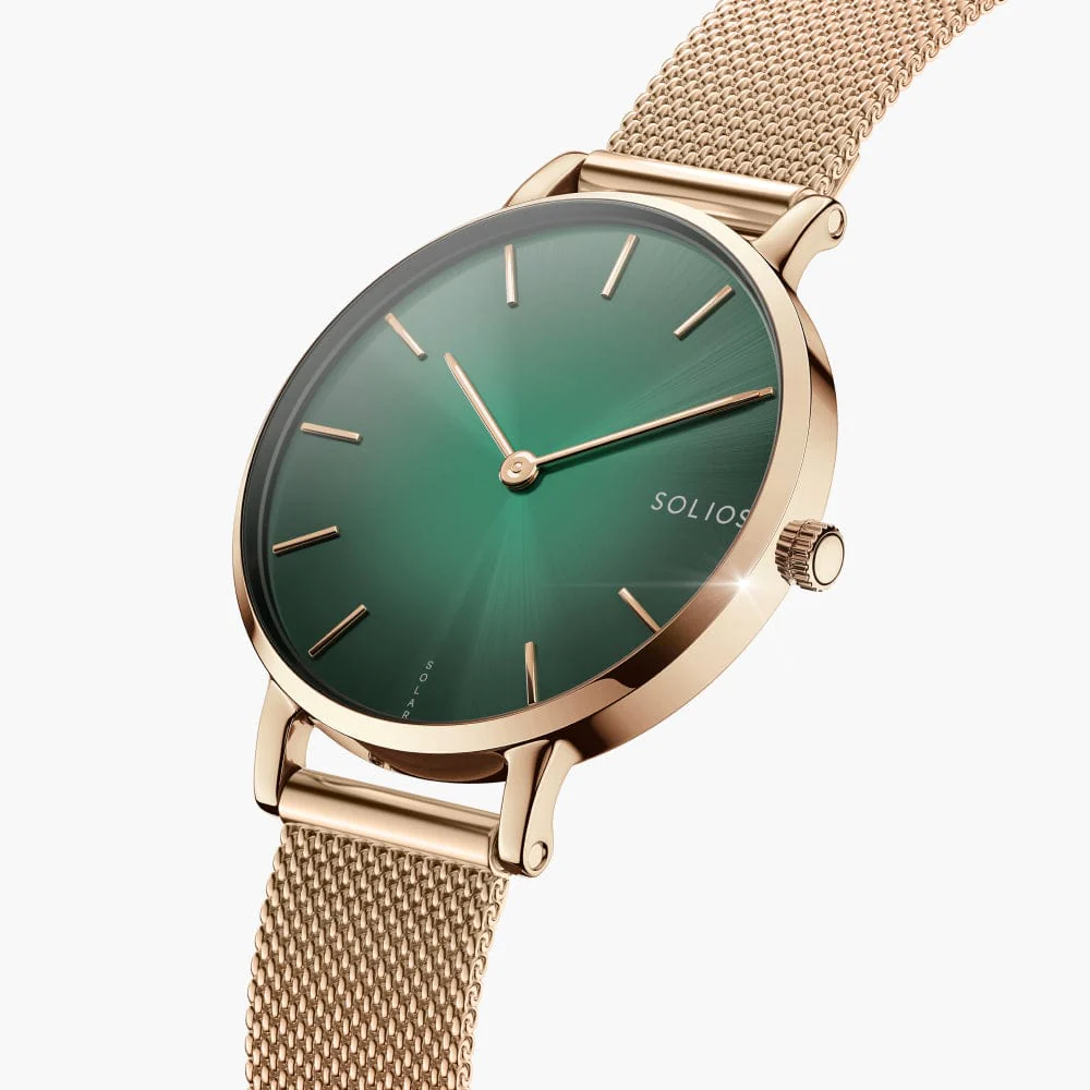 The Rainforest Mini Bundle | Green Dial - Rose Gold Case thumbnail 2
