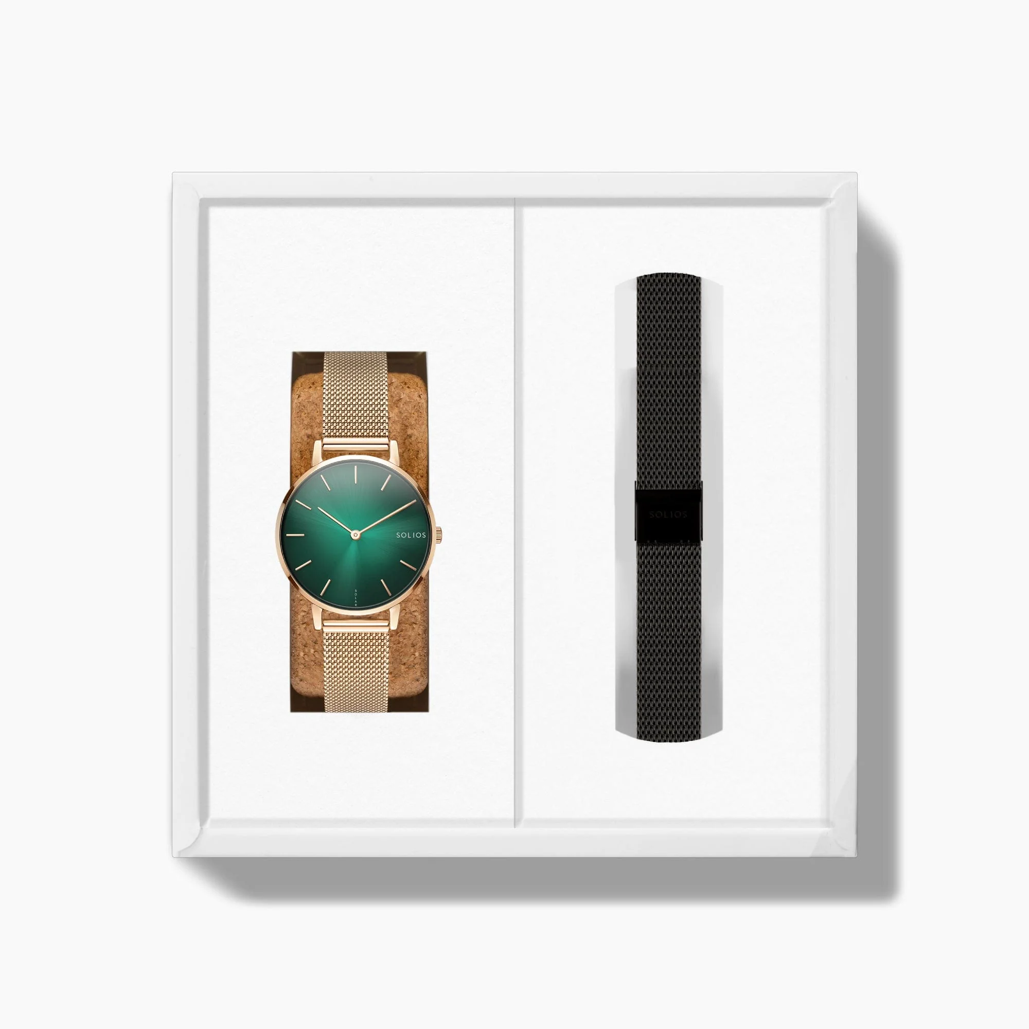The Rainforest Mini Bundle | Green Dial - Rose Gold Case thumbnail 3