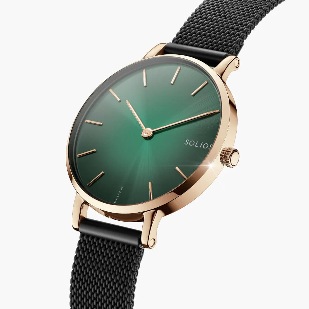 The Rainforest Mini Bundle | Green Dial - Rose Gold Case thumbnail 4